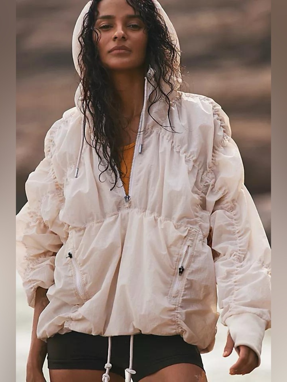 Free People NWOT Happy Camper Pullover